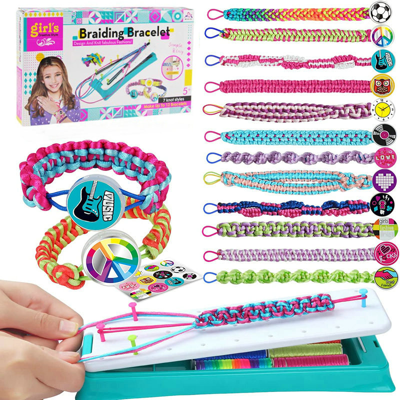 Jewelry Making For Birthday Party - Friendship Bracelet Making Kit for Girls