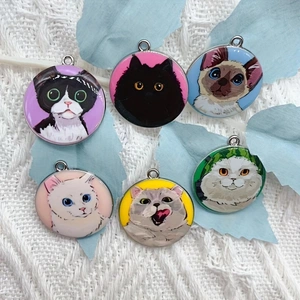 10pcs cartoon animal cat ename - Jewelry Making For Birthday Party ulasan dan harga