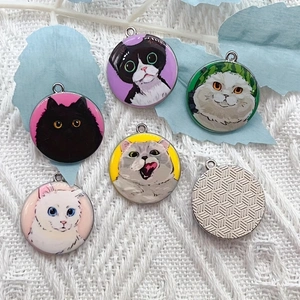 10pcs cartoon animal cat ename - Jewelry Making For Birthday Party ulasan dan harga