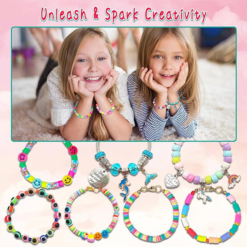 3400pcs Beads Charms Jewelry M - Jewelry Making For Birthday Party ulasan dan harga