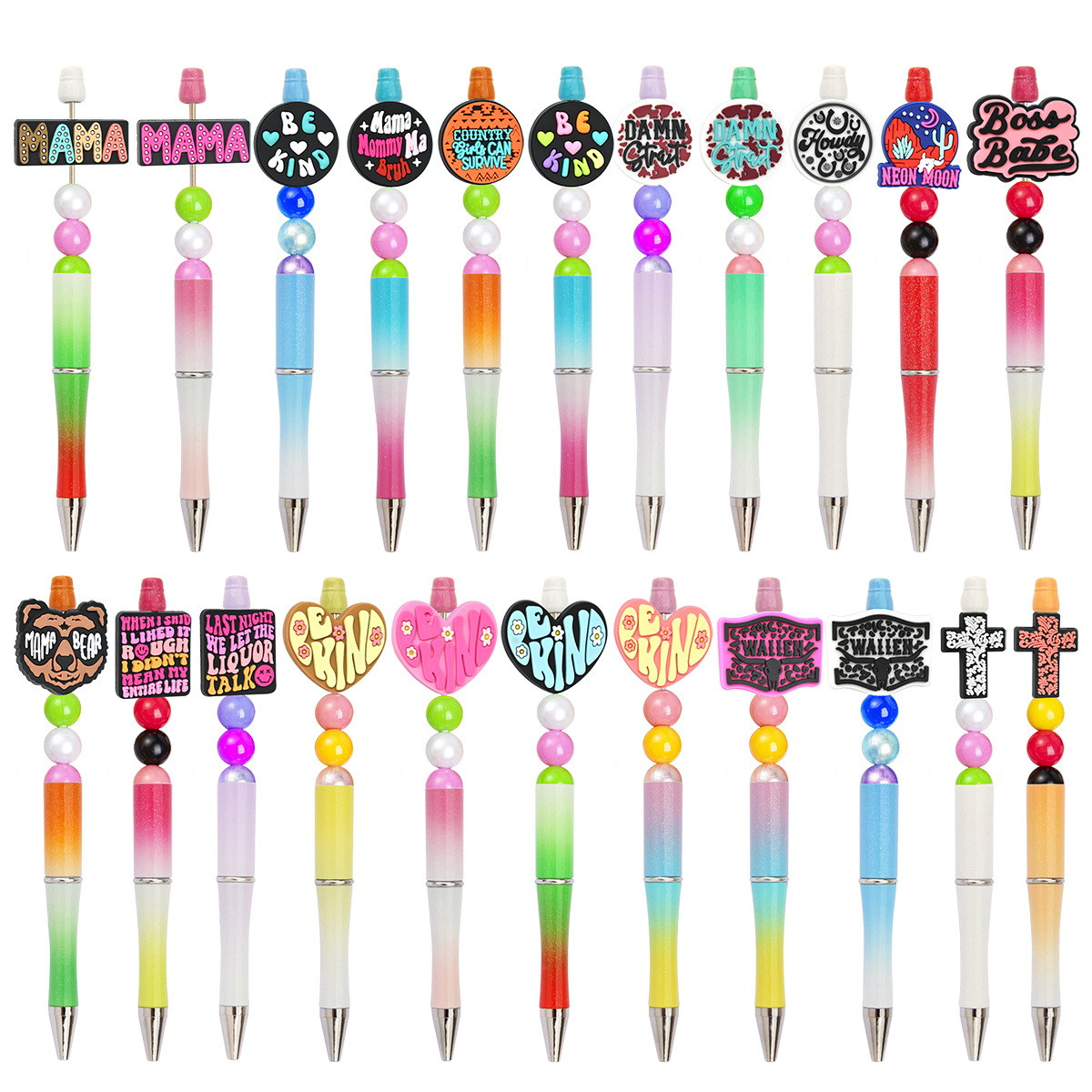 100Pcs Business Pen Bead Pen D - Jewelry Making Business ulasan dan harga