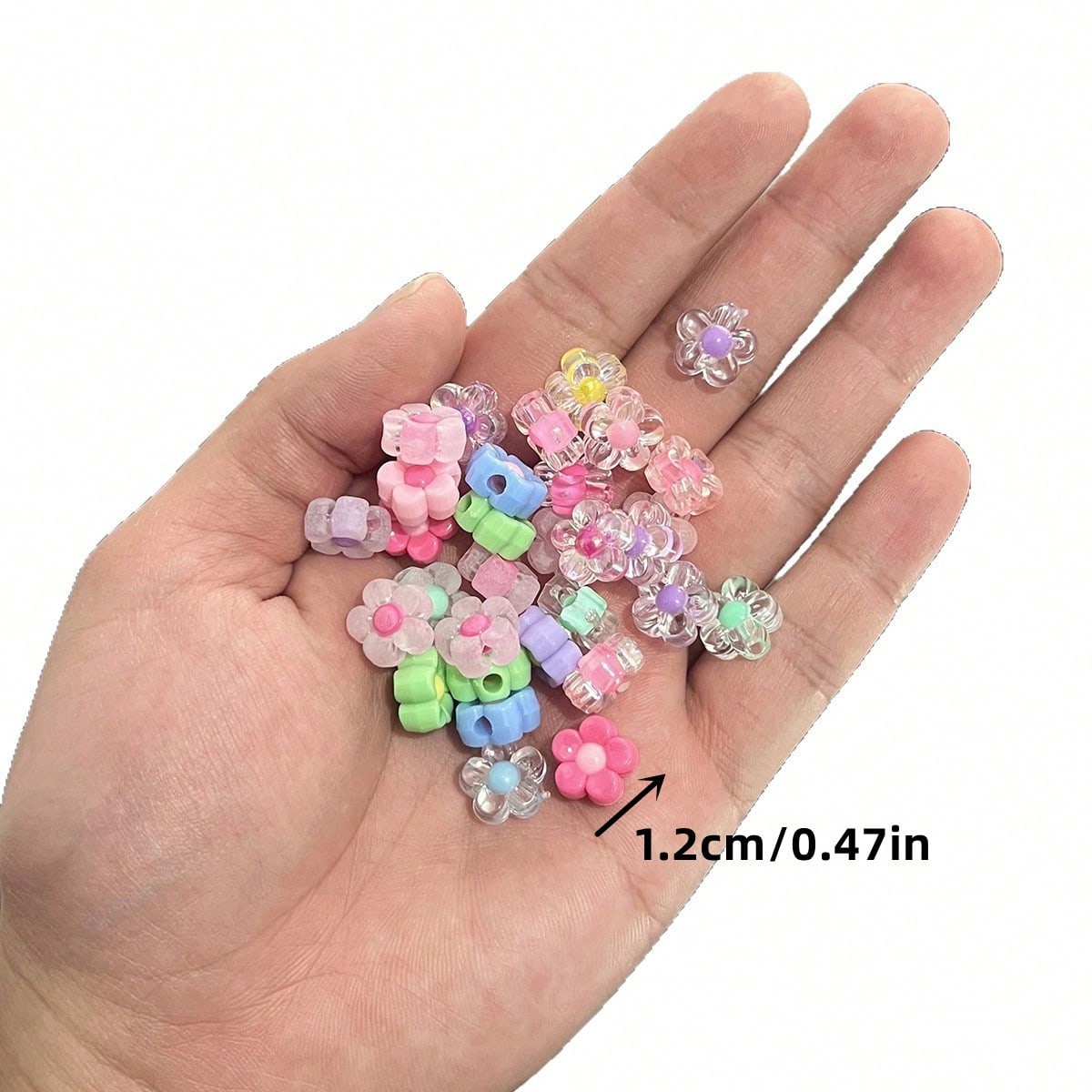 12mm 95pcs 5 colors Random col - Jewelry Making Business ulasan dan harga