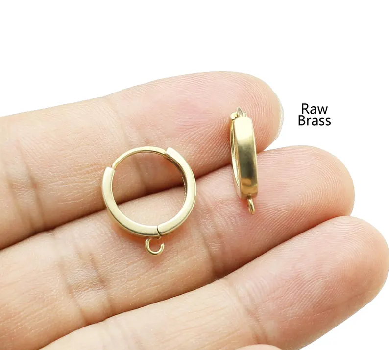 10pcs Brass Ear Hoops, Leverba - Jewelry Making Parts ulasan dan harga