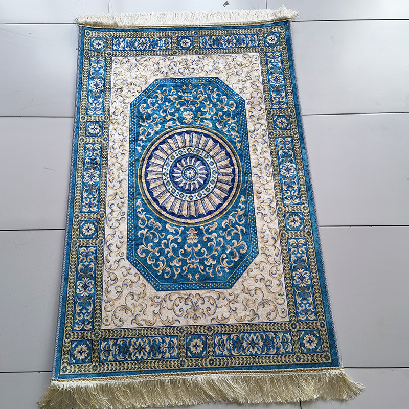 Muslim Prayer Mat Set Prayer R - Bead Mat Velvet ulasan dan harga