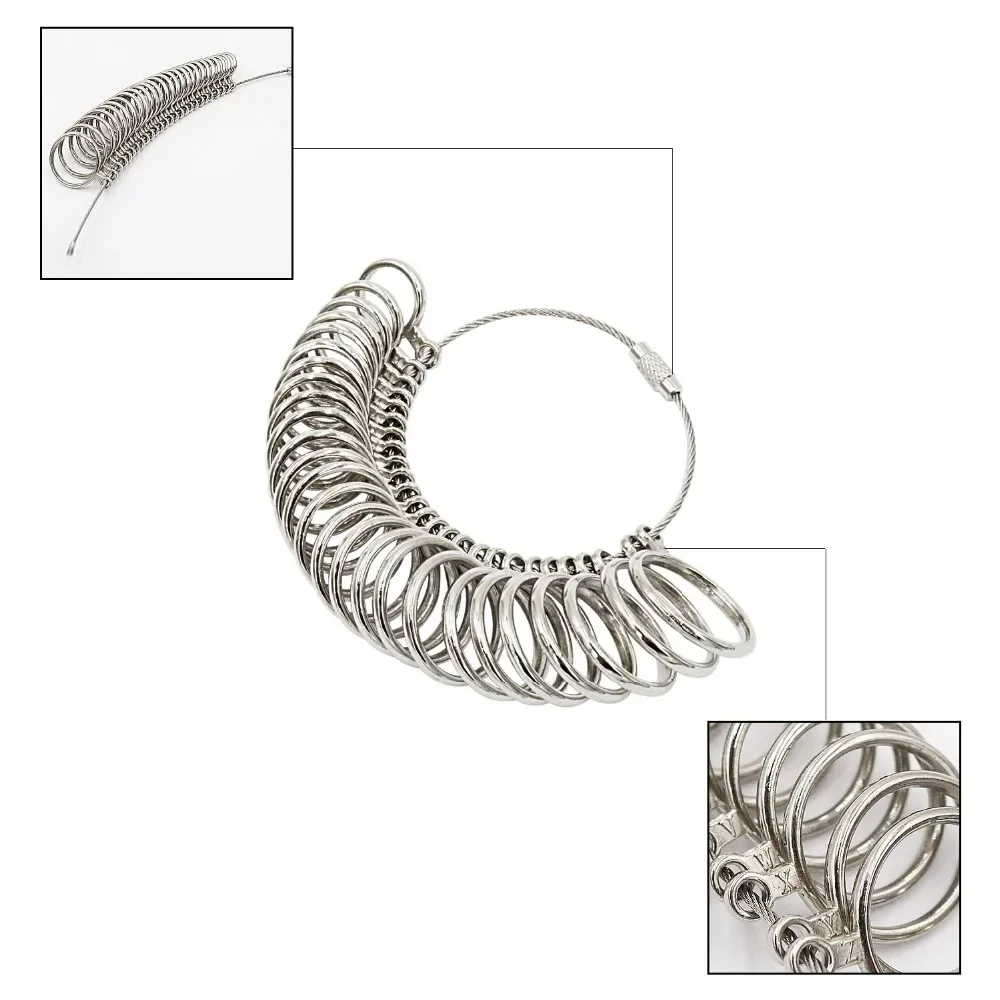 Metal HK/US/JP/UK/EU Ring Size - Jewelry Making Uk ulasan dan harga