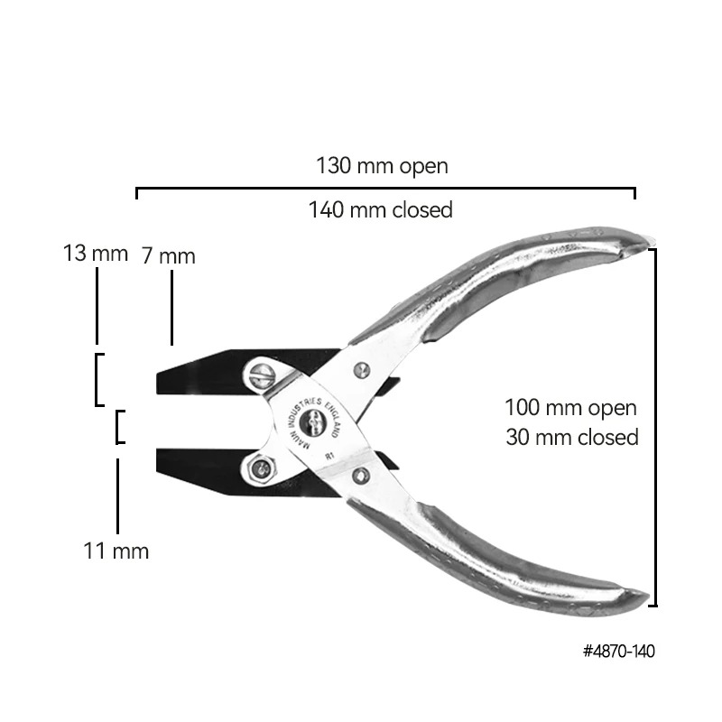 UK MAUN 140mm Smooth Jaws Flat - Jewelry Making Uk ulasan dan harga