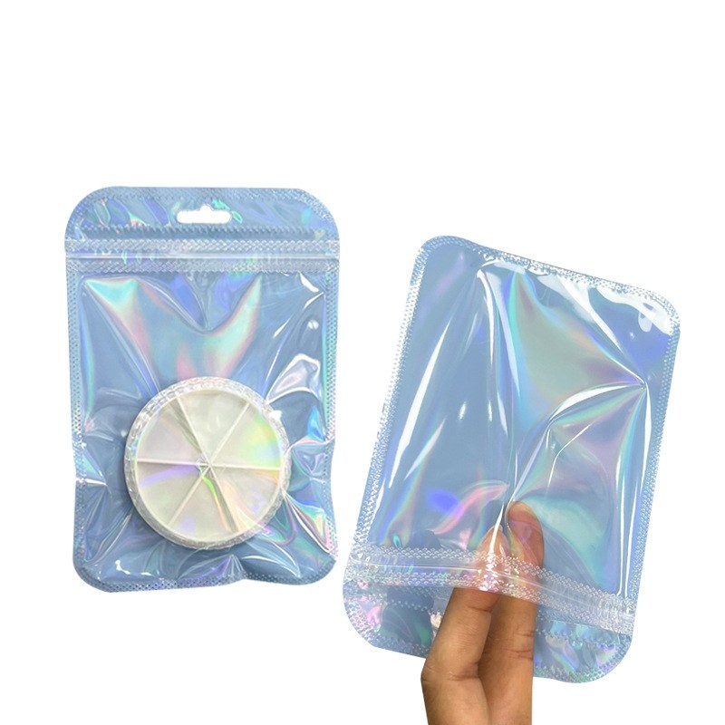 50pcs Holographic Laser Transp - Jewelry Making Business ulasan dan harga