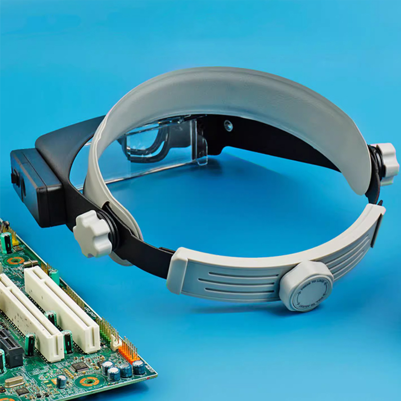 New Headband Magnifier LED Lig - Jewelry Making Glasses ulasan dan harga