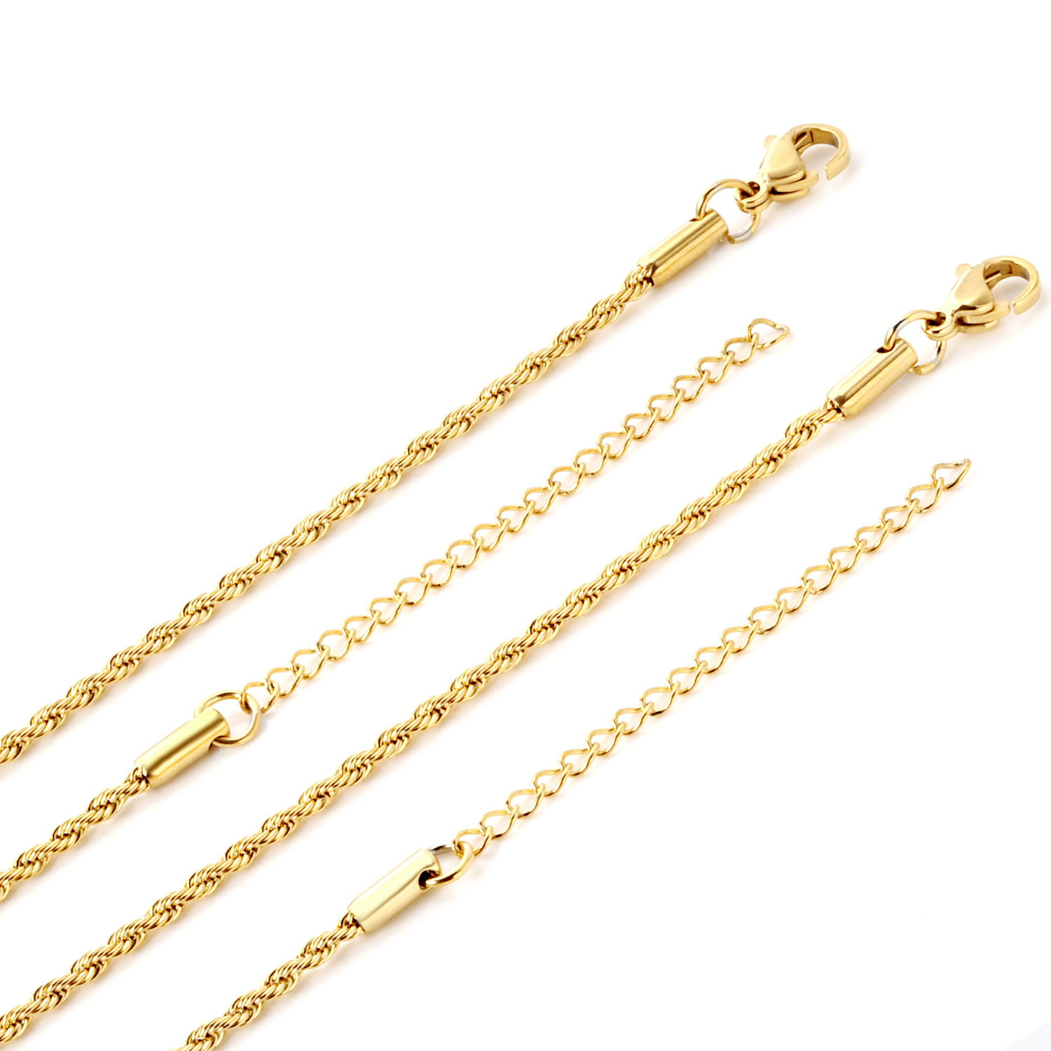 10pcs 2mm 45+5cm Rope Necklace - Jewelry Making Singapore ulasan dan harga