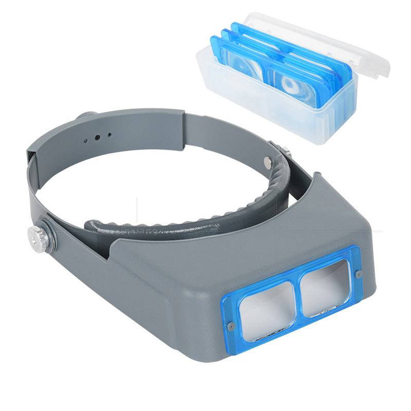 1.5X2X2.5X3.5X Head Wearing Ma - Jewelry Making Glasses ulasan dan harga
