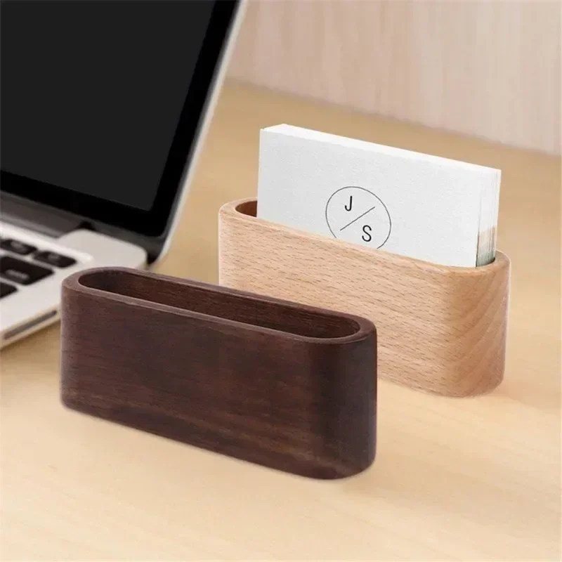 Wooden Business Card Holder No - Jewelry Making Business ulasan dan harga