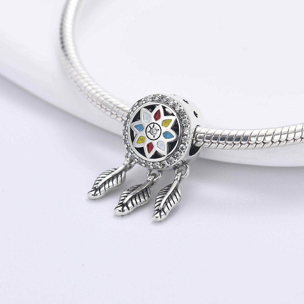925 Silver Charms Beads Coffee - Jewelry Making For Birthday Party ulasan dan harga