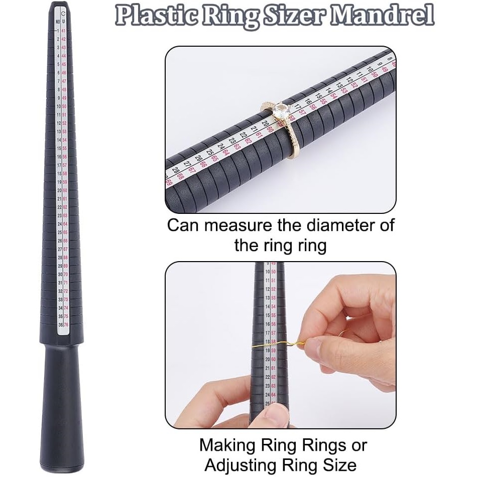 Professional Plastic Ring Size - Jewelry Making Uk ulasan dan harga
