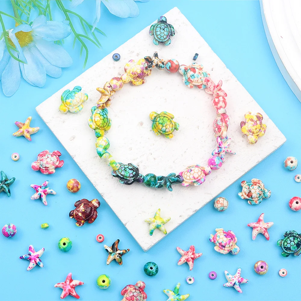 6/46/558pcs Multi-color Turquo - Jewelry Making For Birthday Party ulasan dan harga