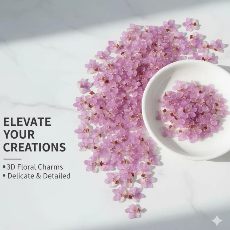 DIY Jewelry Natural Pink Resin - Jewelry Making For Birthday Party ulasan dan harga